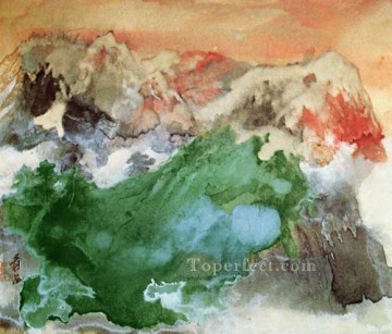 Chino Painting - Chang dai chien niebla al amanecer 1974 chino tradicional